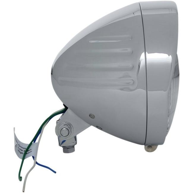 Drag Specialties ドラッグスペシャリティーズ Chrome Custom Springer-Style Headlight Assemblies［DS280033］ ヘッドライト 灯火類 電装系