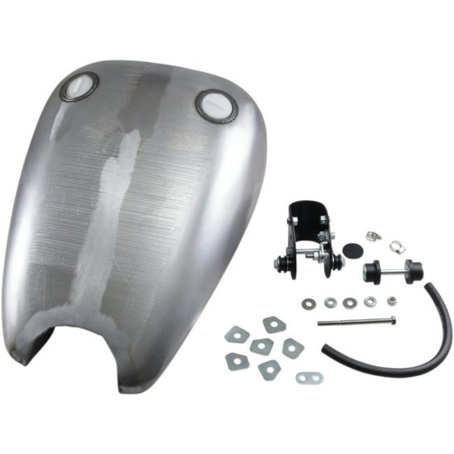 Drag Specialties ドラッグスペシャリティーズ Extended Smooth-Top QuickBob Rubber-Mount Gas Tank［DS-391351］ HARLEY-DAVIDSON ハーレーダビッドソン 外装_1