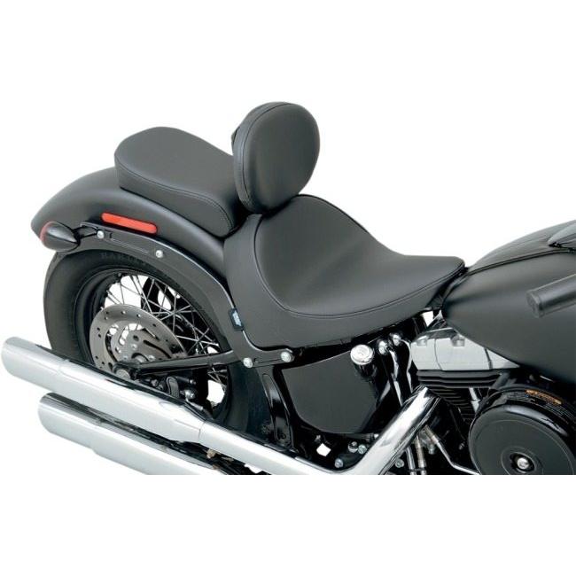 Drag Specialties ドラッグスペシャリティーズ Backrest Compatible Solo Seat Smooth［0802-0784］ Blackline FXS Softail Slim FLS S FLSS シート シート関連_3