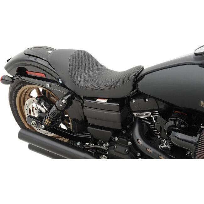 Drag Specialties ドラッグスペシャリティーズ 3/4 ローソロシート バスケットウェーブ［0803-0545］ HARLEY-DAVIDSON ハーレーダビッドソン シート シート関連_1