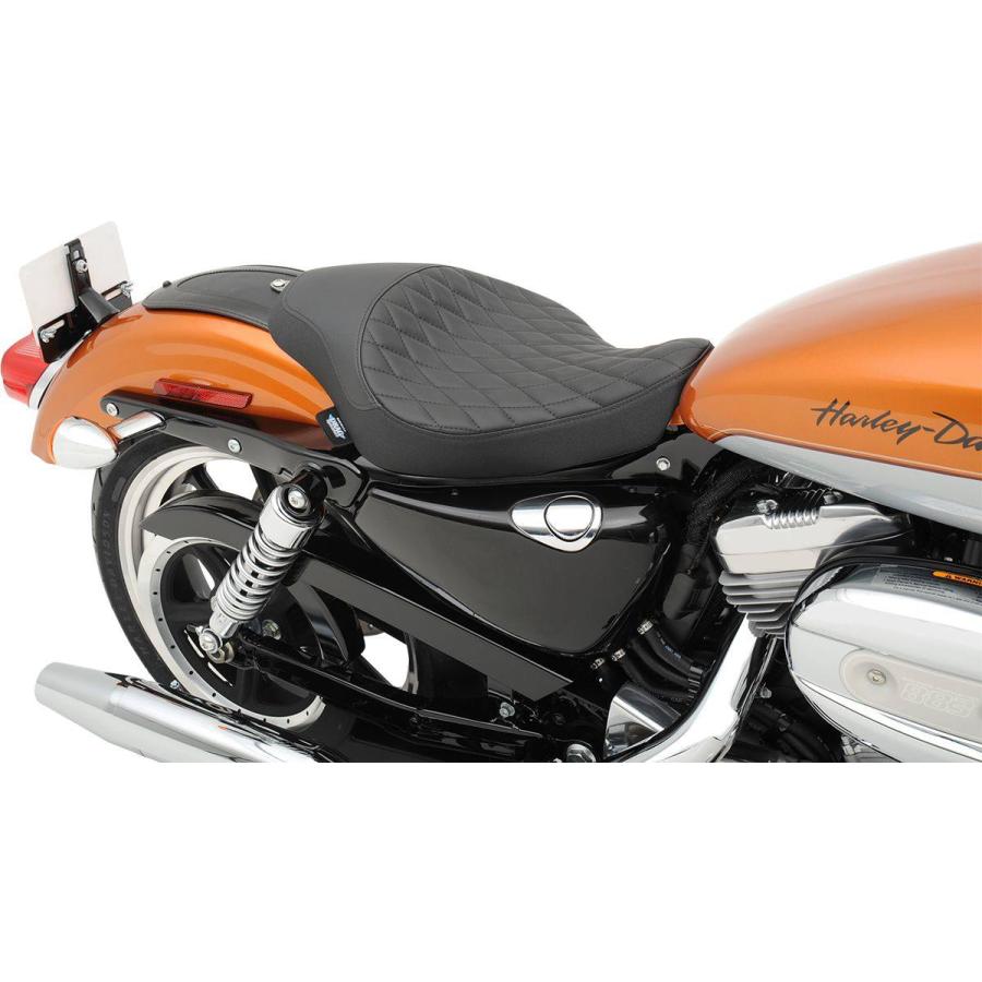 Drag Specialties Drag Specialties:ドラッグスペシャリティーズ ロープロファイル ソロシート DMND 2004-17XL