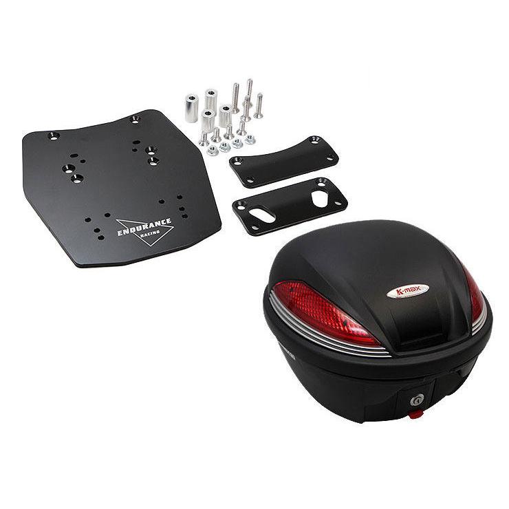 ENDURANCE エンデュランス アルミBOXベースFLATキット＋リアボックスセット リアボックス容量：30L PCX125 PCX150 HONDA ホンダ トップケース・テールボックス