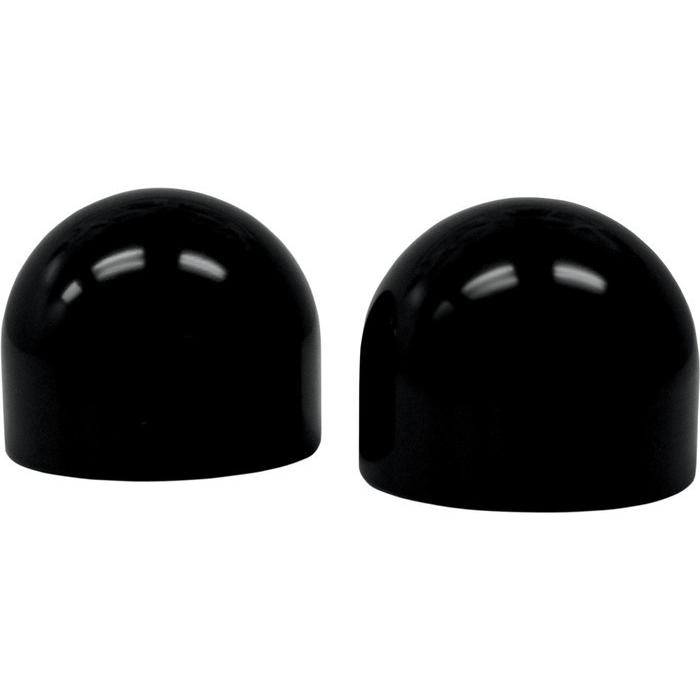LA CHOPPERS エルエーチョッパーズ アクスルキャップ DOME ブラック 【AXLE CAPS BLK [0214-0651]】 HARLEY-DAVIDSON ハーレーダビッドソン 外装
