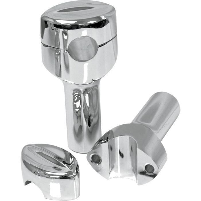 ブランド登録なし - 天使の都市 CHOPPERS エルエーチョッパーズ ライザーシステム 1” MOHAWK 4” クローム 【RISERS CHR [0602-0473]】 ハンドルポスト・ハンドルライザー 手持ち部分