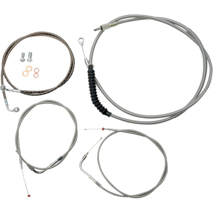 LA CHOPPERS エルエーチョッパーズ ケーブルキット ビーチバー FXDWG 2006-2008用【CBL LN KT