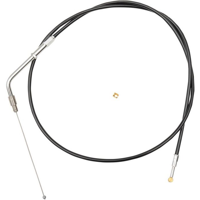 LA CHOPPERS エルエーチョッパーズ スロットルケーブル 15-17” ブラック XL 2007-2017用【CABLE THR BK15-17 07-17XL [0650-1444]】 ハンドル周辺パーツ