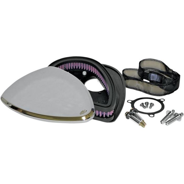 LA CHOPPERS エルエーチョッパーズ ビッグエアクリーナーキット FL 2008-2016用【AIR FILTER BG AIR 08-16FL [1010-0482]】 吸気関連 エンジン