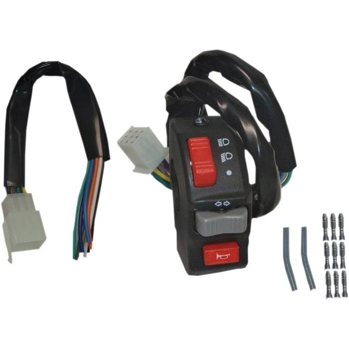 K\u0026S TECHNOLOGIES ケイアンドエステクノロジーズ ハンドルバー スイッチ9 ピン 【HANDLEBAR SWITCH 9 PIN [2106-0076]】 ハンドル周辺パーツ ハンドル