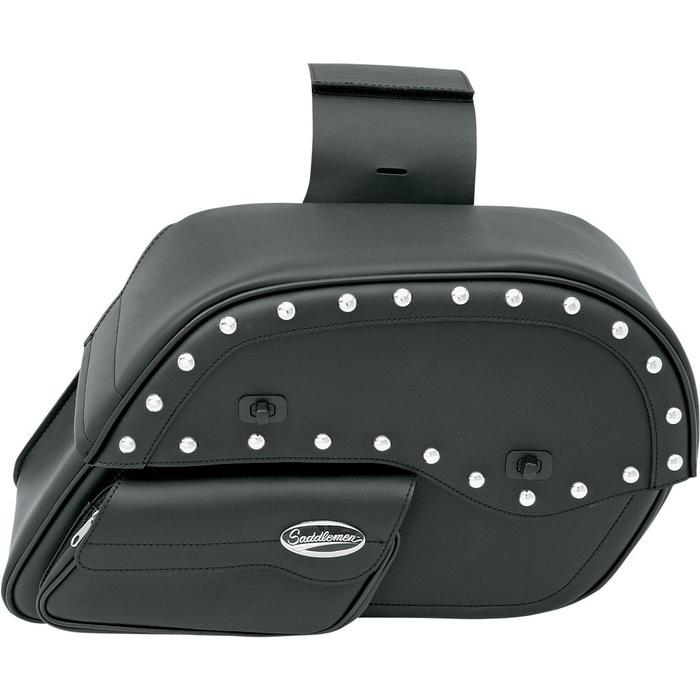 SADDLEMEN サドルメン サドルバッグ ポーチ付き DESPERADO LG用 【SBAG-W/POUCH DESP LG [3501-0385]】 サイドバッグ 車体用バッグ・ケース