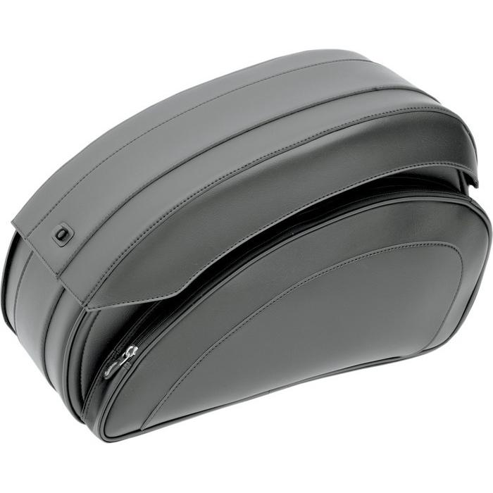 SADDLEMEN サドルメン サドルバッグ デラックス カスタム HRDW付き 【S-BAG DELUXE CSTM W/HRDW [3501-0718]】 サイドバッグ 車体用バッグ・ケース
