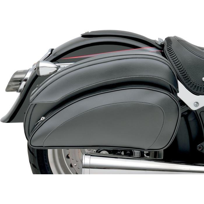 SADDLEMEN サドルメン サドルバッグ デラックス カスタム HRDW付き 【S-BAG DELUXE CSTM W/HRDW [3501-0718]】 サイドバッグ 車体用バッグ・ケース_4