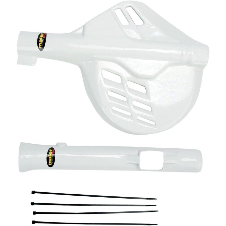 MAIER メイヤー フォーク/ディスクガード ホワイト CR/XR用【FORK/DISC GUARD CR/XR WHT [M59620W]】 HONDA ホンダ ディスクガード 外装