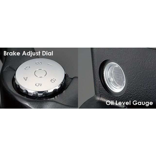 NISSIN ニッシン ADVANTAGE [ニッシン] MASTER RADIAL Classic Type(ボデー一体型)ショートレバータイプ カラー：ブラック／ブラック ハンドル周辺パーツ_1