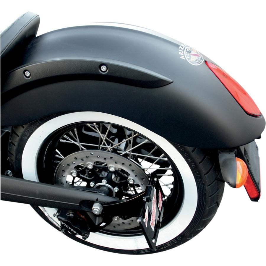 ACCUTRONIX アキュトロニクス ナンバープレートマウント HZ/VRT ブラック VICTORY【MOUNT LP VICT BK [2030-0699]】 Hammer 2006 - 2016 Highball Vegas 外装