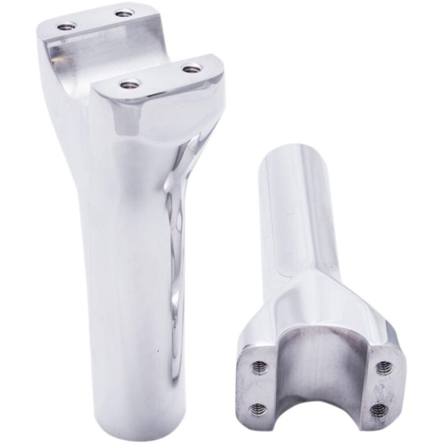 TRASK トラスク ライザーアサルト 4”x1.25 クローム【RISERS ASSULT 4”X1.25 CH [0602-0818]】 ハンドルポスト・ハンドルライザー ハンドル周辺パーツ