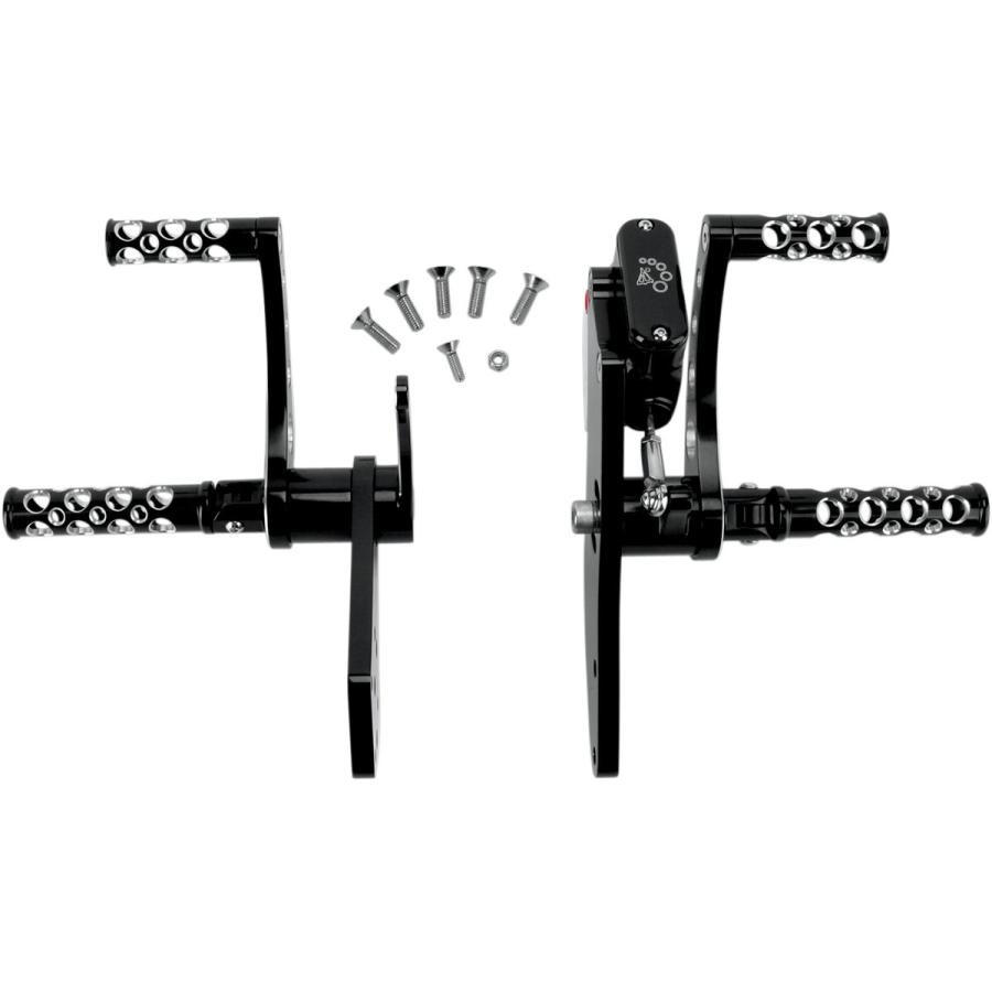 BATTISTINIS バチスチニス フォワードコントロール ブラック +2 1986-1999用【FWD CNTL 86-99 BLK [1622-0342]】 HARLEY-DAVIDSON ハーレーダビッドソン 足回り