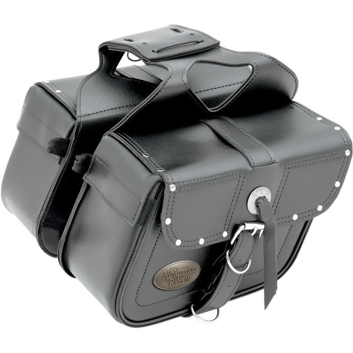 ALL AMERICAN RIDER オールアメリカンライダー サドルバッグスラントフラップオーバー MD RVT 【SBAG SLT FLP OVR [3501-0644]】 サイドバッグ