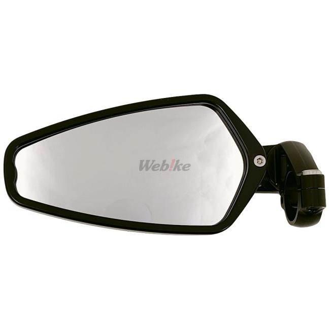 CRG シーアルージー バーエンドミラー ARROW ハンドル : ウェビック2号