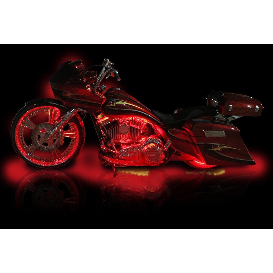 CUSTOM DYNAMICS カスタムダイナミックス アクセントランプ MAGICFLEX2モデル 24 レッド 【LIGHT FLEX2 RED [2040-1574]】 LED電装・LEDドレスアップパーツの画像