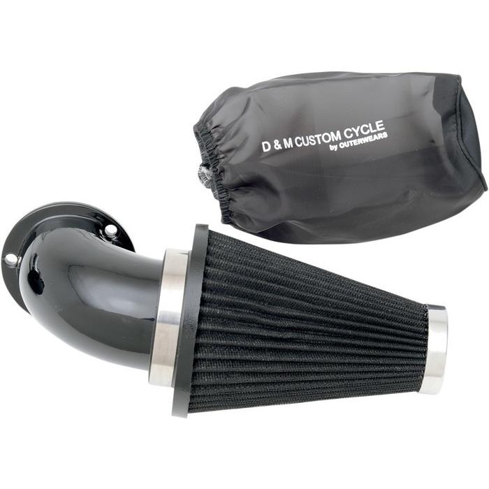 D \u0026 M CUSTOM デーアンドエムカスタム エアクリーナー ブラック ELBW FIL 【AIRCLEANER BK [1010-0993]】 HARLEY-DAVIDSON ハーレーダビッドソン 吸気関連