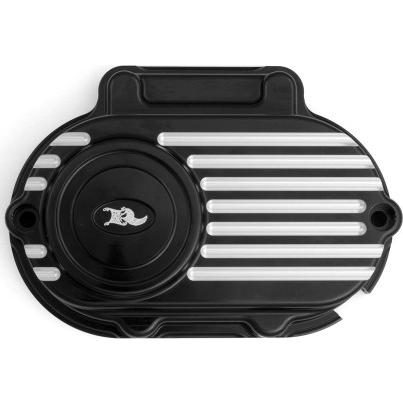 ブランド登録なし - Ken’s factory ケンズファクトリー トランスミッションサイドカバー 色つや：黒いこと＆マシーンカット仕上 Twin Cam Milwaukee Eight 布教活動・歯車 車、バイク、自転車-クラッチ、駆動系