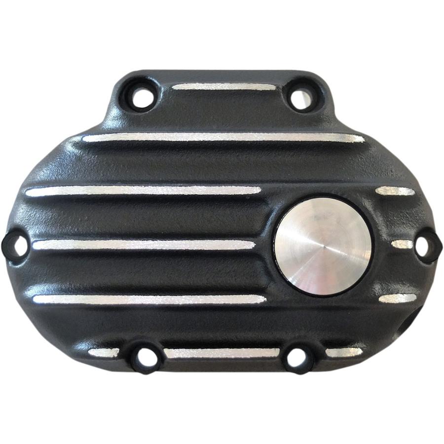 EMD イーエムデー トランスミッションカバー 6速 ブラックカット 【COVER TRANS 6SPD BLKCUT [1105-0201]】 HARLEY-DAVIDSON ハーレーダビッドソン エンジン