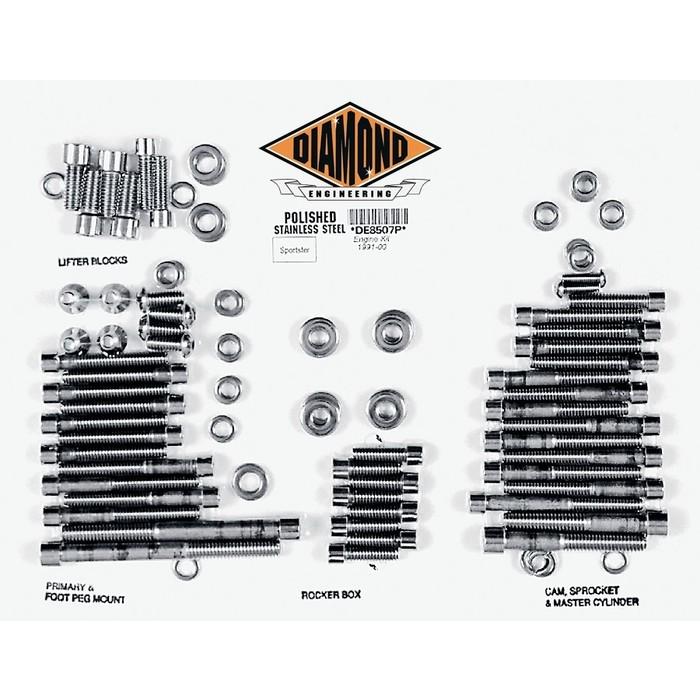 DIAMOND ENGINEERING ダイアモンドエンジニアリング ボルトキットエンジン XL 91-03 【BOLT KIT ENGINE [2401-0266]】 HARLEY-DAVIDSON ハーレーダビッドソン