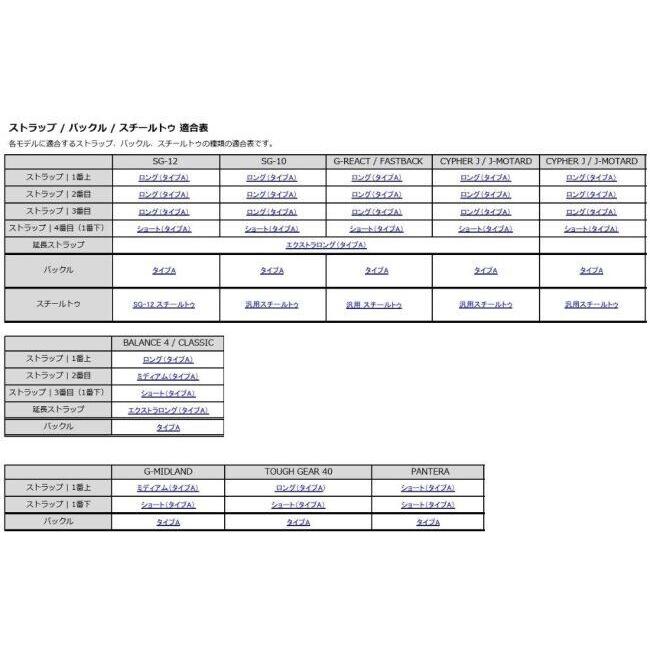 gaerne ガエルネ ストラップ タイプA カラー：ブラック / サイズ：ショート(首下6.3cm) その他オフロードブーツオプション・補修部品 フットウェア | GAERNE | 02