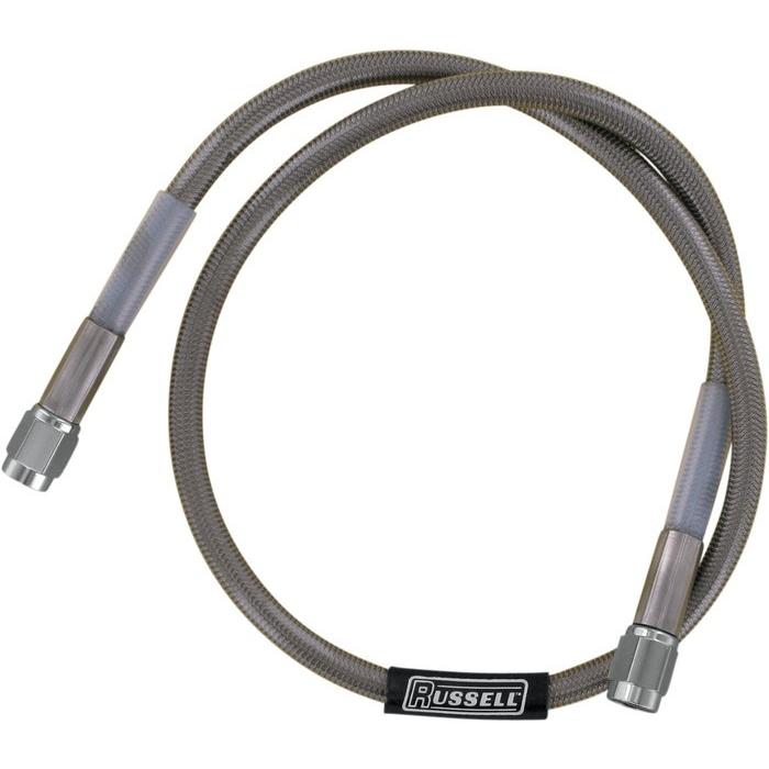 RUSSELL ラッセル SS DOT BRAKE LINE 40”W／CL [58242S] ブレーキホース・クラッチホース ブレーキ