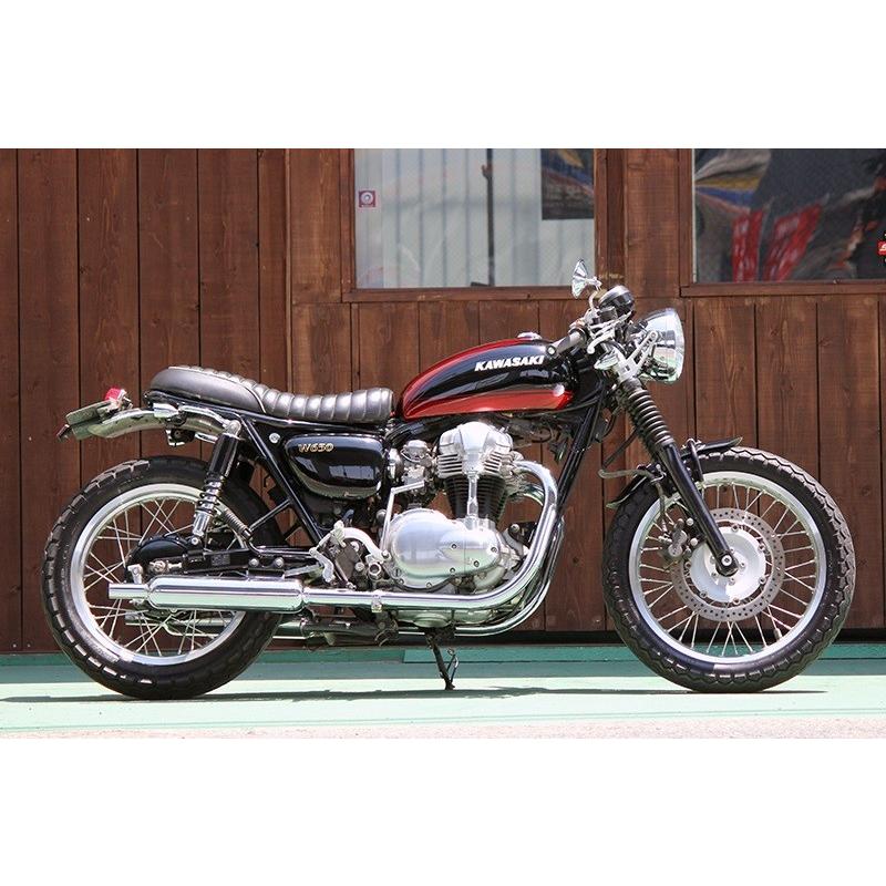 GOODS グッズ パイプワークフロントフェンダー W400 W650 W800 KAWASAKI カワサキ フロントフェンダー フェンダー関連 外装_3