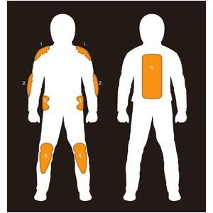 Rukka:ルッカ Rukka D3O SHOULDER PROTECTOR， PAIR， ORANGE｜webike02｜04