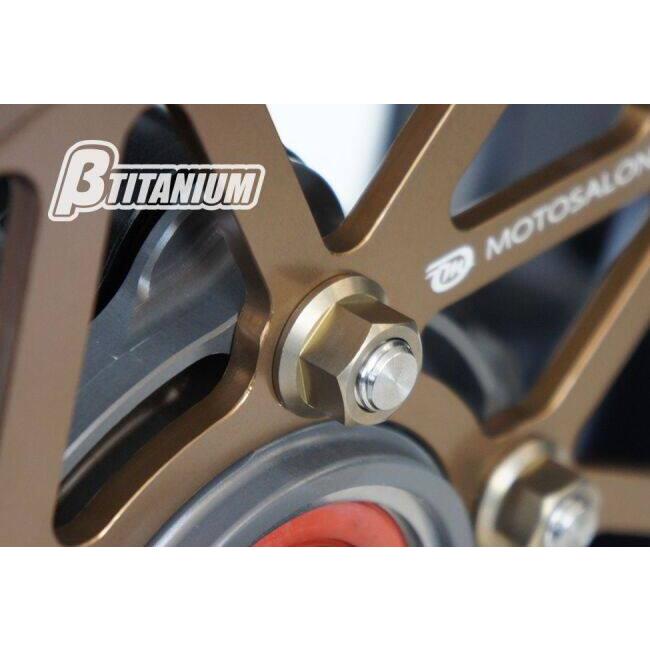 βTITANIUM ベータチタニウム リアスプロケット ロックチタンナットキット カラー：シルバー(処理無し) DUCATI ドゥカティ スプロケットボルト・ナット 駆動系の画像