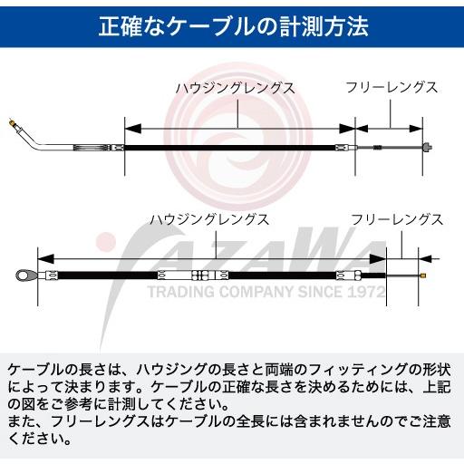 MotionPro モーションプロ アイドルケーブル 108cm HARLEY-DAVIDSON ハーレーダビッドソン スロットルワイヤー・アクセルワイヤー ハンドル周辺パーツ ハンドルの画像