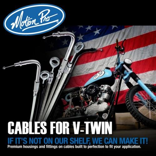 MotionPro モーションプロ アイドルケーブル 108cm HARLEY-DAVIDSON ハーレーダビッドソン スロットルワイヤー・アクセルワイヤー ハンドル周辺パーツ ハンドルの画像