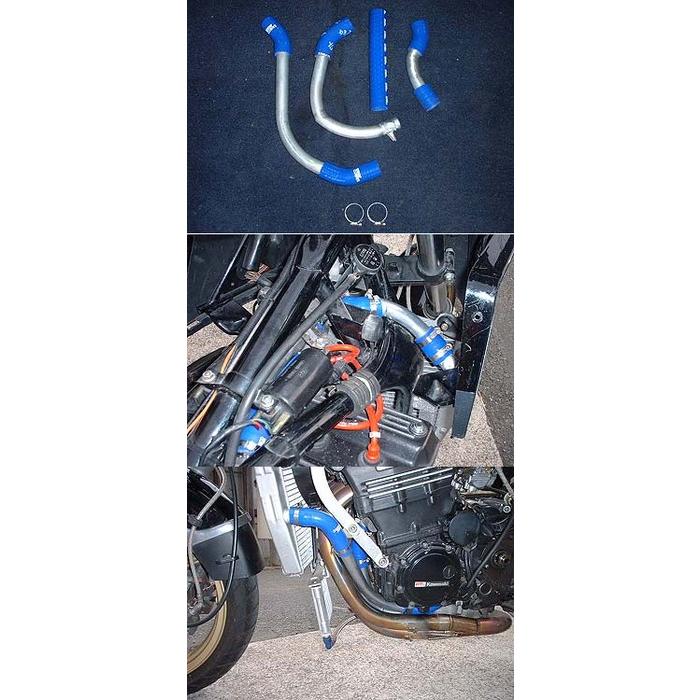 RADICAL ラジカル TUBE SUPPLY ウォーターラインシステム カラー：レッドアルマイト GPZ900R NINJA [ニンジャ] KAWASAKI カワサキ ラジエーター 冷却関連