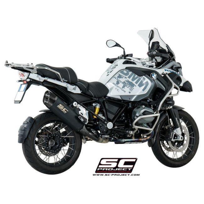 SC-PROJECT SCプロジェクト アドベンチャー スリップオンサイレンサー ブラックエディション【公道走行可】 R 1200 GS ADVENTURE BMW スリップオンマフラーの画像
