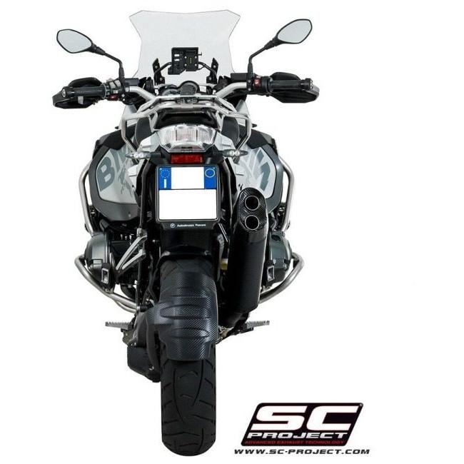 SC-PROJECT SCプロジェクト アドベンチャー スリップオンサイレンサー ブラックエディション【公道走行可】 R 1200 GS ADVENTURE BMW スリップオンマフラーの画像