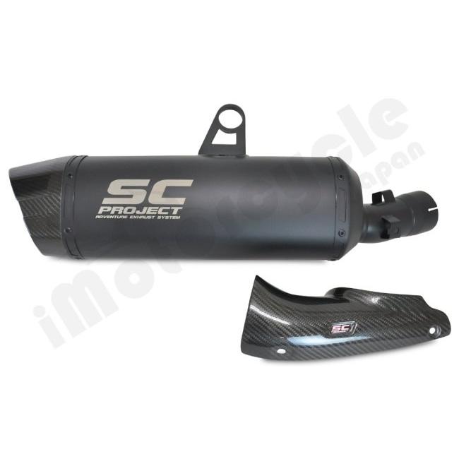 SC-PROJECT SCプロジェクト アドベンチャー スリップオンサイレンサー ブラックエディション【公道走行可】 R 1200 GS ADVENTURE BMW スリップオンマフラーの画像
