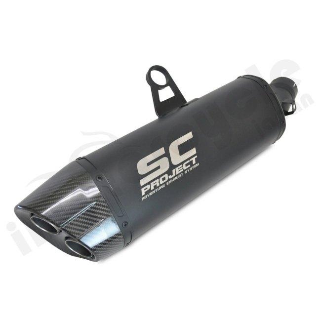 SC-PROJECT SCプロジェクト アドベンチャー スリップオンサイレンサー ブラックエディション【公道走行可】 R 1200 GS ADVENTURE BMW スリップオンマフラーの画像