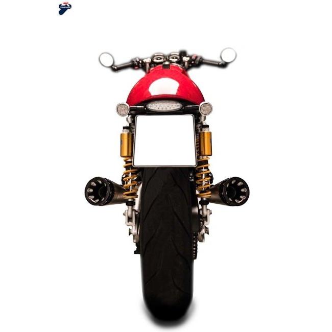 TERMIGNONI テルミニョーニ スリップオンサイレンサー (2本出し) Thruxton TRIUMPH トライアンフ スリップオンマフラー マフラー_1