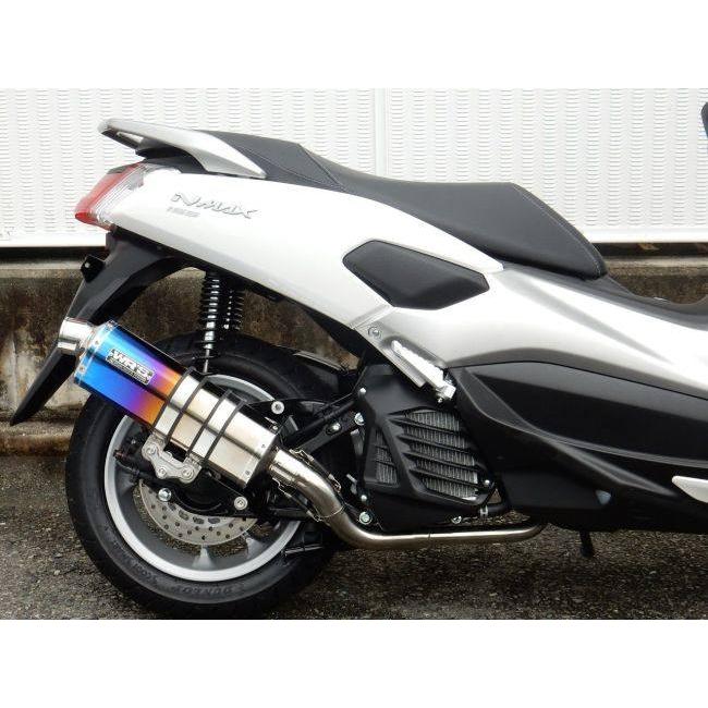 WR’S ダブルアールズ フルエキゾーストマフラー サイレンサータイプ：焼き色 NMAX155 YAMAHA ヤマハ マフラーの画像