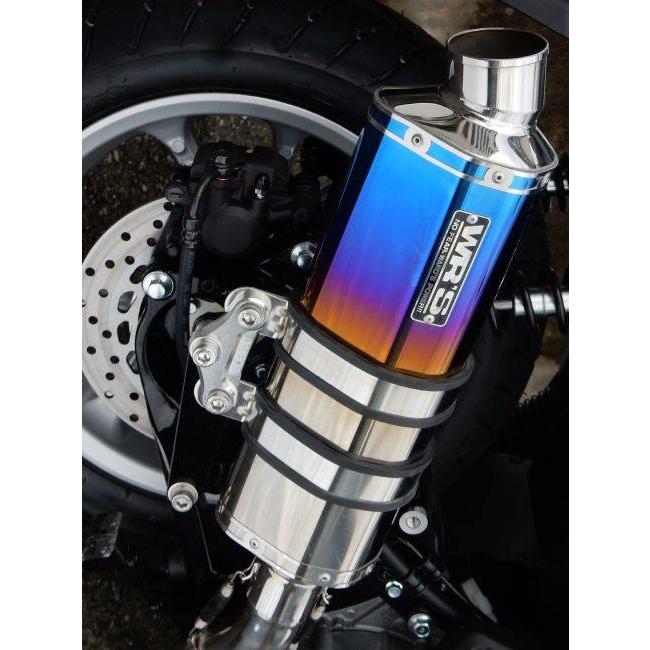 WR’S ダブルアールズ フルエキゾーストマフラー サイレンサータイプ：焼き色 NMAX155 YAMAHA ヤマハ マフラーの画像