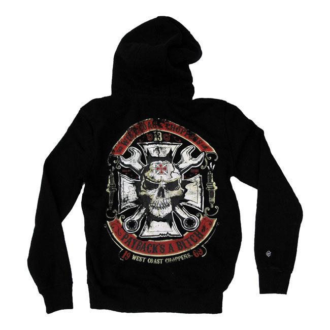ブランド登録なし - WEST COAST CHOPPERS ウエストコーストチョッパーズ メカニックジップフーディーサイズ【MECHANIC ZIP HOODY SIZE】 SIZE：L お召しもの アウトドア、キャンプ、登山-アウトドア、釣り、旅行用品