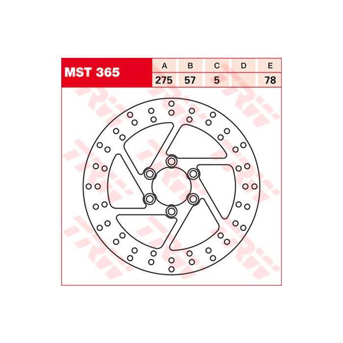 TRW ティーアールダブル BRAKE-DISCS [MST365] VS 1400 GLF Intruder [VX51L] 87-03 VS 1400 GLP Intruder [VX51L] 87-03 SUZUKI スズキ