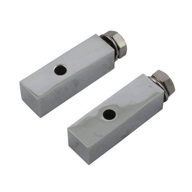 MCS エムシーエス 5／8 ステップエクステンションバー ロング【5／8 FOOTPEG EXTENSION BAR LONG】 SIZE：4INCH フットペグ ステップ 足回り_1