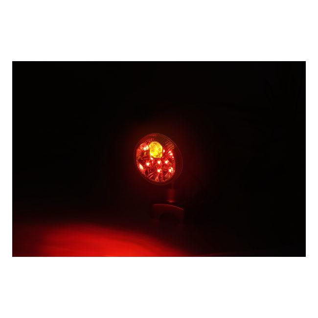 MCS エムシーエス 3-1 LED ブレットテールランプ／ ウインカー【3-1 BULLET TAILLIGHT ／ TURN SIGNAL】 COLOR：CHROME／RED LENS ウインカー 灯火類 電装系_1