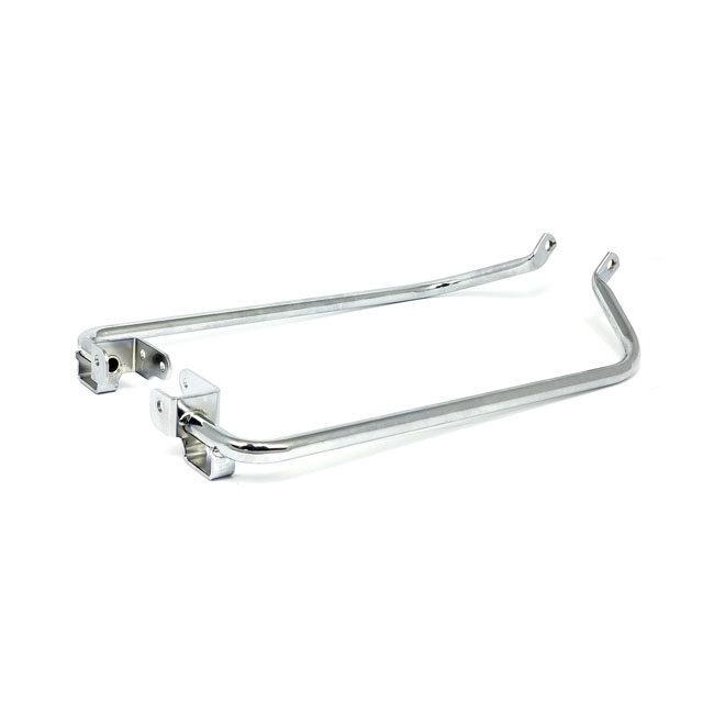 MCS エムシーエス サドルバッグサポートブラケットセット【SADDLEBAG SUPPORT BRACKET SET】 COLOR：CHROME 14-17 FLHX／S FLTRX／S 車体用バッグ・ケース