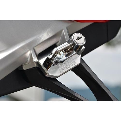 AGRAS アグラス ヘルメットホルダー アルミステーカラー：ブラック / ヘルメットロックカラー：ブラック CBR1000RR HONDA ホンダ ヘルメットロック ヘルメット