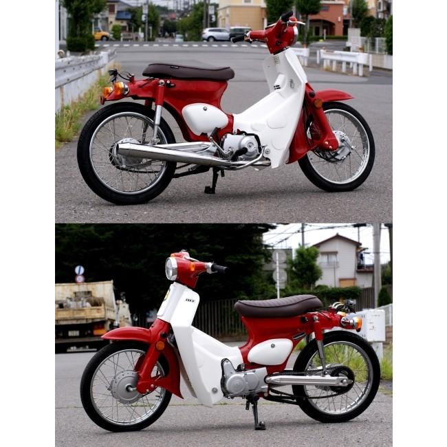 専用 GM-MOTO ジーエムモト カブ用 ワイドアルミスイングアーム ＋10cm カブ