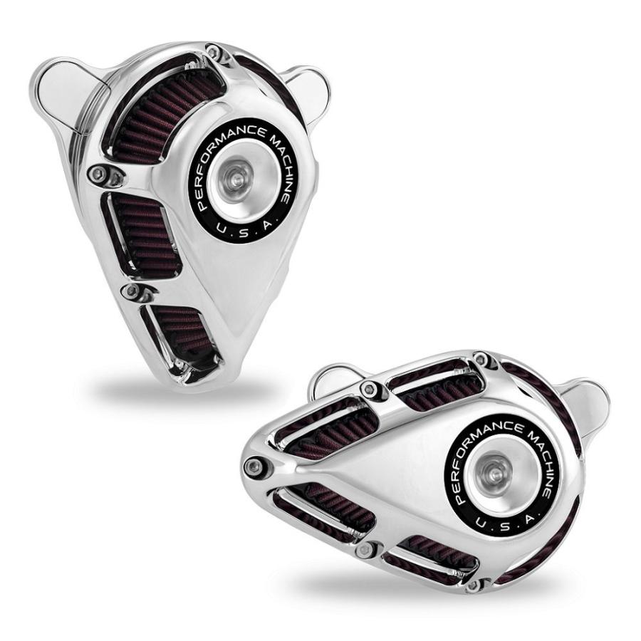 Performance Machine パフォーマンスマシン JET エアクリーナー 仕上げ：クロム Big Twin HARLEY-DAVIDSON ハーレーダビッドソン 吸気関連 エンジン